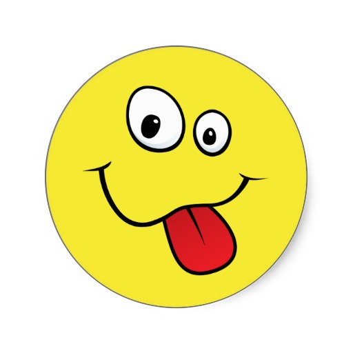 clipart smiley face with tongue out - photo #18